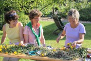 Kreatives mit Bergwiesenblumen